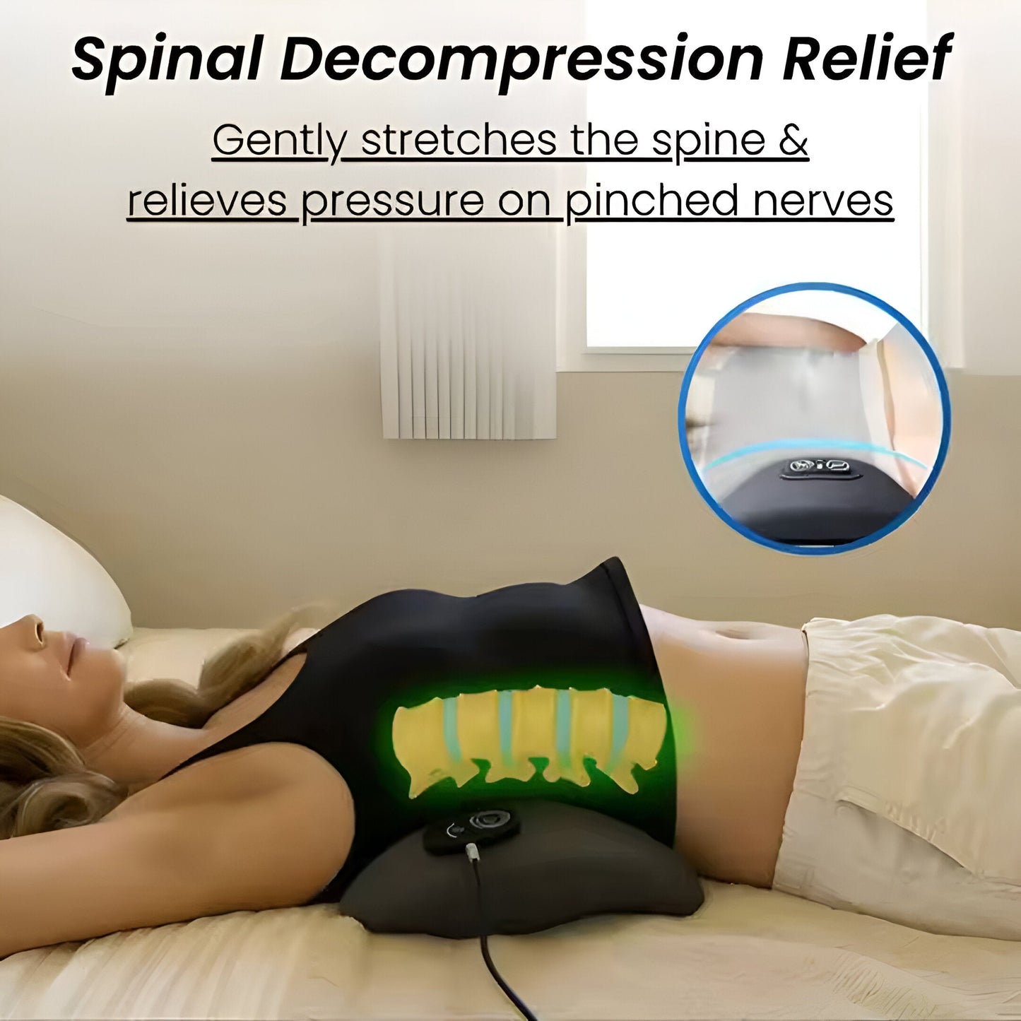 Evirosa™ TripleCare 3-in-1 Back Massager